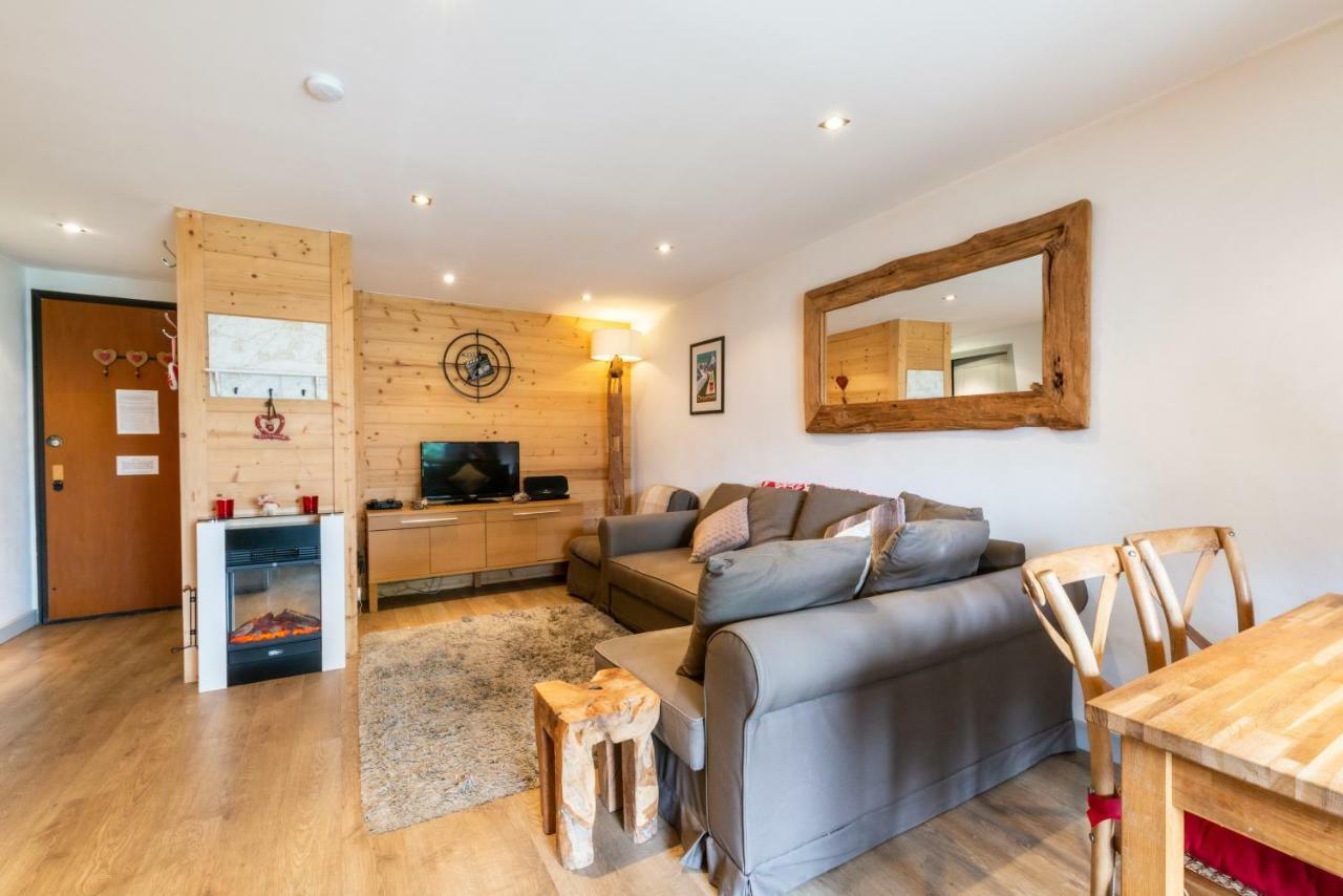 Charmant Apartment Chamonix Center With Mont Blanc View المظهر الخارجي الصورة