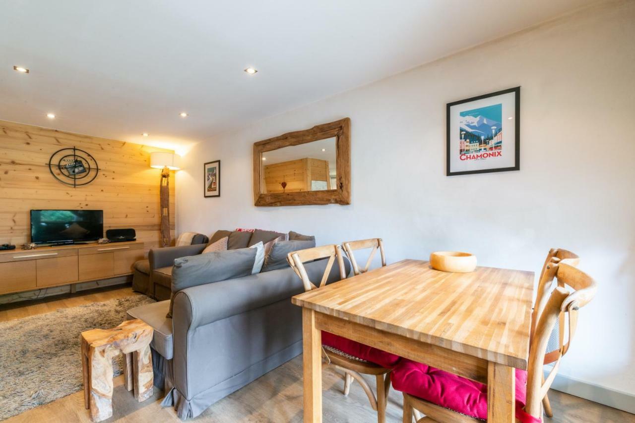Charmant Apartment Chamonix Center With Mont Blanc View المظهر الخارجي الصورة