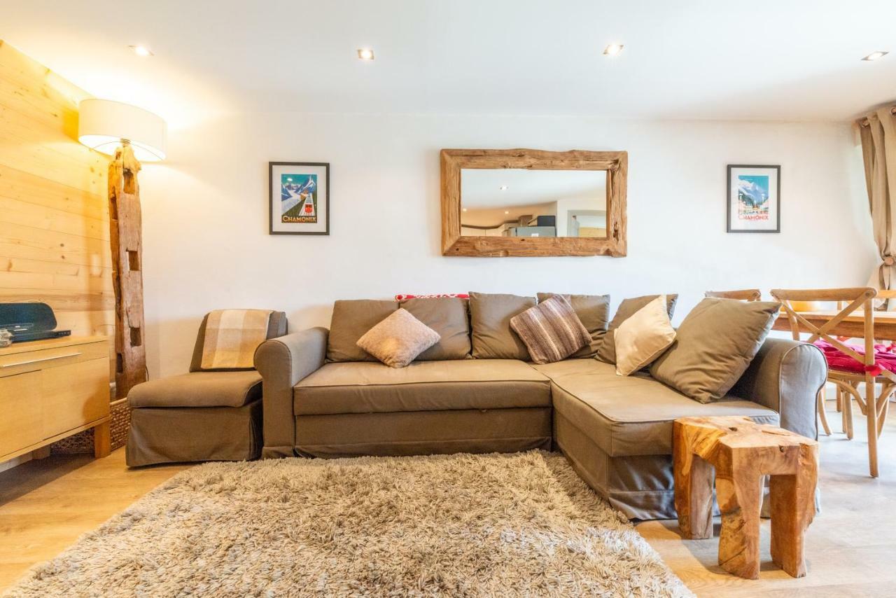 Charmant Apartment Chamonix Center With Mont Blanc View المظهر الخارجي الصورة