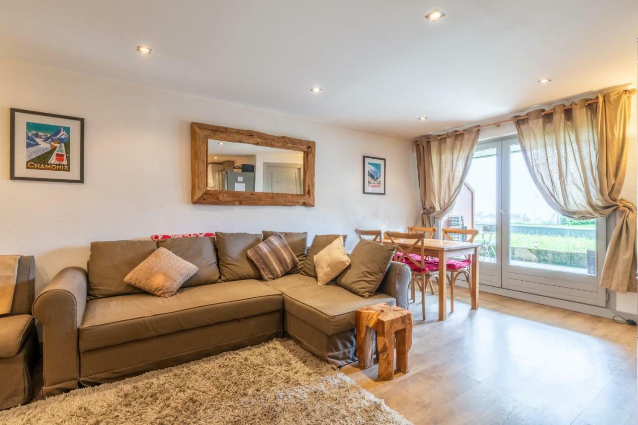 Charmant Apartment Chamonix Center With Mont Blanc View المظهر الخارجي الصورة